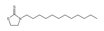 3-dodecylthiazolidine-2-thione Structure