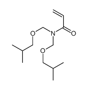 N,N-bis(2-methylpropoxymethyl)prop-2-enamide结构式