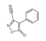 3-phenyl-4-cyano-furoxan Structure