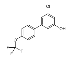 3-chloro-5-[4-(trifluoromethoxy)phenyl]phenol Structure