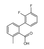 2-(2,3-difluorophenyl)-6-methylbenzoic acid Structure