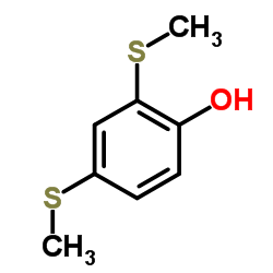 2,4-Bis(methylsulfanyl)phenol Structure