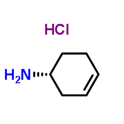 (1R)-3-Cyclohexen-1-amine hydrochloride (1:1) structure