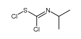 S-Chlor-N-isopropyl-isothiocarbamoylchlorid结构式