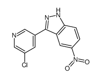 3-(5-chloropyridin-3-yl)-5-nitro-1H-indazole Structure