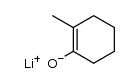 2-methylcyclohexanone lithium enolate Structure