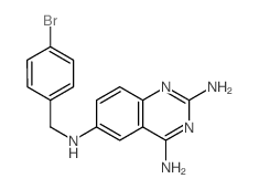 2,4,6-Quinazolinetriamine, N(6)-[(4-bromophenyl)methyl]- picture