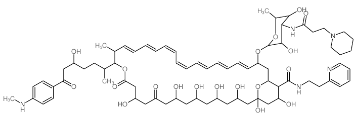 N-piperidinopropionyl-partricin A 2-pyridinylethylamide Structure