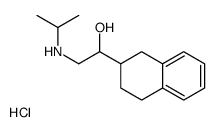 [2-hydroxy-2-(1,2,3,4-tetrahydronaphthalen-2-yl)ethyl]-propan-2-ylazanium,chloride结构式