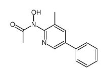 N-hydroxy-N-(3-methyl-5-phenylpyridin-2-yl)acetamide Structure