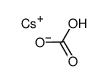 Cesium bicarbonate Structure