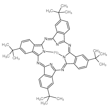 四叔丁基酞菁铅结构式