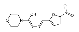 N'-[(5-Nitro-2-furyl)methylene]morpholine-4-carbohydrazide结构式