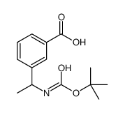 3-(1-((叔丁氧基羰基)氨基)乙基)苯甲酸图片