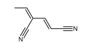 (1E,3Z)-Penta-1,3-dien-1,3-dicarbonitril结构式