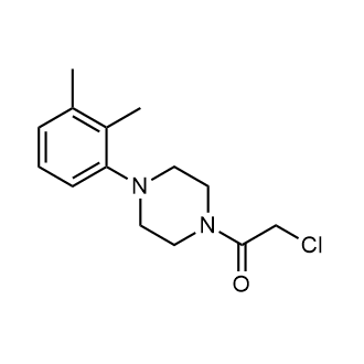 2-Chloro-1-(4-(2,3-dimethylphenyl)piperazin-1-yl)ethan-1-one Structure