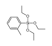 triethoxy-(2-methylphenyl)silane Structure