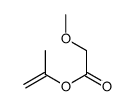 prop-1-en-2-yl 2-methoxyacetate结构式