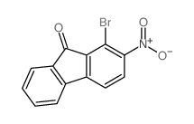 1-bromo-2-nitro-fluoren-9-one Structure