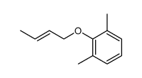 but-2t-enyl-(2,6-dimethyl-phenyl)-ether结构式