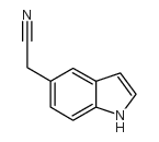 2-(1H-indol-5-yl)acetonitrile structure