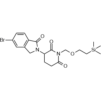 3-(5-溴-1-氧代异吲哚啉-2-基)-1-((2-(三甲硅基)乙氧基)甲基)哌啶-2,6-二酮图片