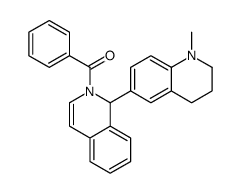 6-(2-BENZOYL-1,2-DIHYDRO-1-ISOQUINOLINYL)-1-METHYL-1,2,3,4-TETRAHYDROQUINOLINE结构式