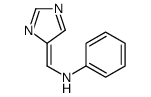 Benzenamine,N-(1H-imidazol-4-ylmethylene)- (9CI) structure