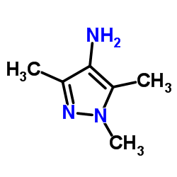 4-氨基-1,3,5-三甲基吡唑结构式