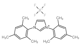 1,3-二均三甲苯基-1H-咪唑-3-鎓四氟硼酸盐结构式