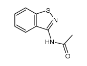 3-acetamido-1,2-benzisothiazole Structure