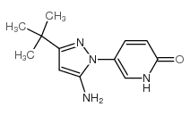 5-(5-氨基-3-(叔丁基)-1H-吡唑-1-基)吡啶-2(1H)-酮结构式