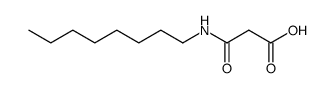 3-(octylamino)-3-oxopropanoic acid结构式