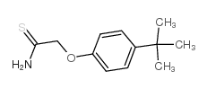 2-(4-叔丁基苯氧基)硫代氨基乙酰图片