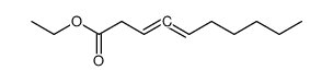 ethyl deca-3,4-dienoate Structure