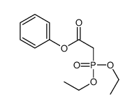 phenyl 2-diethoxyphosphorylacetate Structure