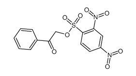 α-[(2,4-dinitrobenzene)sulfonyl]oxyacetophenone Structure