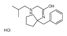 [2-[(1-benzylcyclopentyl)amino]-2-oxoethyl]-(2-methylpropyl)azanium,chloride结构式