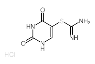 Carbamimidothioic acid,1,2,3,4-tetrahydro-2,4-dioxo-5-pyrimidinyl ester, monohydrochloride (9CI) picture