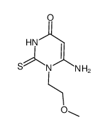 6-amino-1-(2-methoxy-ethyl)-2-thioxo-2,3-dihydro-1H-pyrimidin-4-one picture