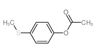 (4-methylsulfanylphenyl) acetate结构式