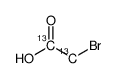 bromoacetic-13c2 acid structure