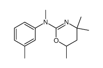 methyl-m-tolyl-(4,4,6-trimethyl-5,6-dihydro-4H-[1,3]oxazin-2-yl)-amine结构式