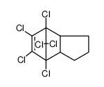 4,5,6,7,10,10-Hexachlor-4,7-methylen-4,7,8,9-tetrahydro-hydrinden Structure