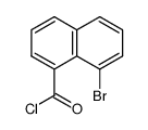 8-bromo-1-naphthoyl chloride结构式