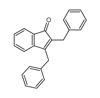 2,3-Dibenzyl-inden-1-on Structure