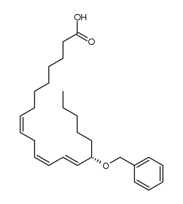 15-benzyloxy-(8Z,11Z,13E,15S)-8,11,13-eicosatrienoic acid Structure