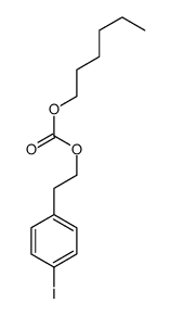 Hexyl p-iodophenethyl=carbonate Structure