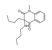 3-butyl-3-(butylamino)-1-methylquinoline-2,4-dione结构式