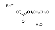 Beryllium carbonate tetrahydrate. Structure